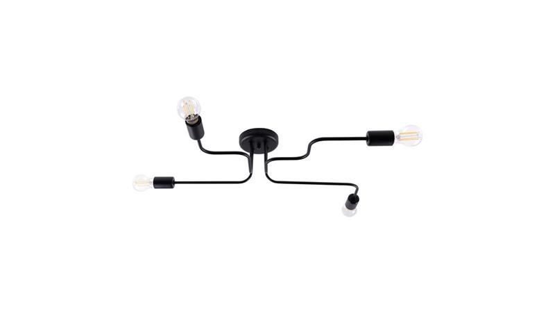 Żyrandol VECTOR 4 czarny-61091