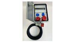 IP54 Metalowa rozdzielnica ścienna CEE 32A 16A 2x230V z kablem 5m 94H-1-70072