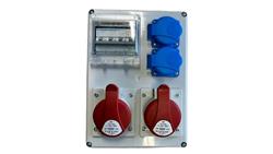 Rozdzielnica elektryczna CEE 32A 16A 2x230V z bezpiecznikami HAGER 98H-3-70082