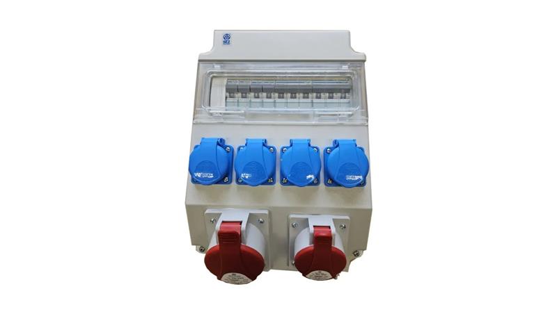Rozdzielnica elektryczna CEE 32A 16A 4x 230V z bezpiecznikami HAGER 97H-1-70087 Rozdzielnica elektryczna CEE 32A 16A 4x 230V z bezpiecznikami HAGER 97H-1-70087