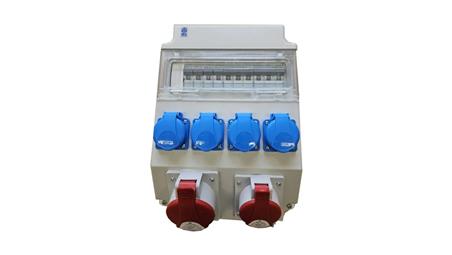 Rozdzielnica elektryczna CEE 32A 16A 4x 230V z bezpiecznikami HAGER 97H-1-70087