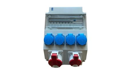 Rozdzielnica elektryczna CEE 32A 16A 4x 230V z bezpiecznikami HAGER / FI 97H-3-70096