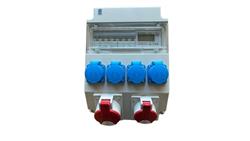 Rozdzielnica elektryczna CEE 32A 16A 4x 230V z bezpiecznikami HAGER / licznik energii 97H-2-70093