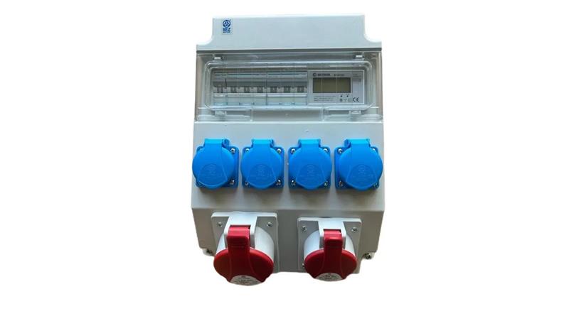 Rozdzielnica elektryczna CEE 32A 16A 4x 230V z bezpiecznikami HAGER / licznik energii 97H-2-70093 Rozdzielnica elektryczna CEE 32A 16A 4x 230V z bezpiecznikami HAGER / licznik energii 97H-2-70093