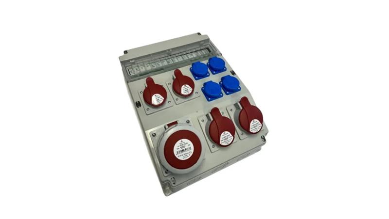 Rozdzielnica elektryczna CEE 63A 2x32A 2x16A 4x230V-70094 Rozdzielnica elektryczna CEE 63A 2x32A 2x16A 4x230V-70094