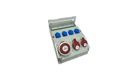 Rozdzielnica elektryczna CEE 63A 32A 16A 4x230V FI-70089