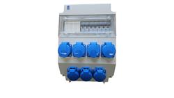 Rozdzielnica elektryczna 7x 230V z bezpiecznikami HAGER / 3 fazy 95H-3-70099