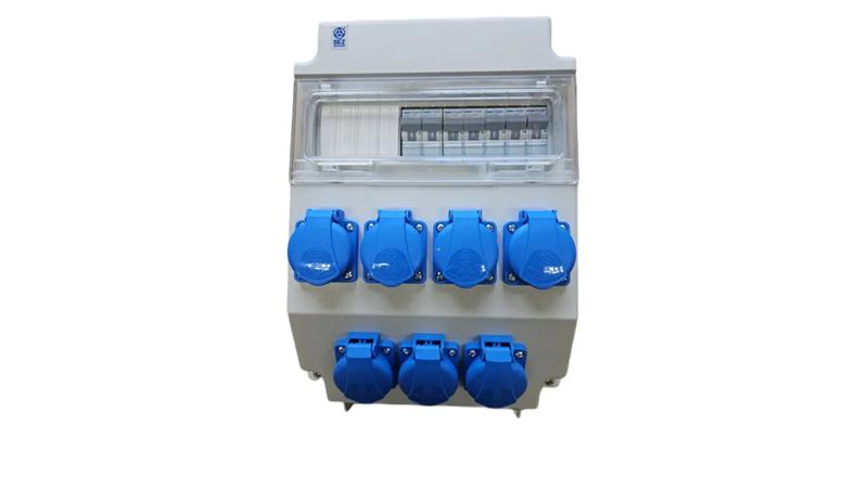 Rozdzielnica elektryczna 7x 230V z bezpiecznikami HAGER / 3 fazy 95H-3-70099 Rozdzielnica elektryczna 7x 230V z bezpiecznikami HAGER / 3 fazy 95H-3-70099