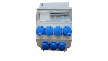Rozdzielnica elektryczna 7x 230V z bezpiecznikami HAGER / 3 fazy 95H-3-70099