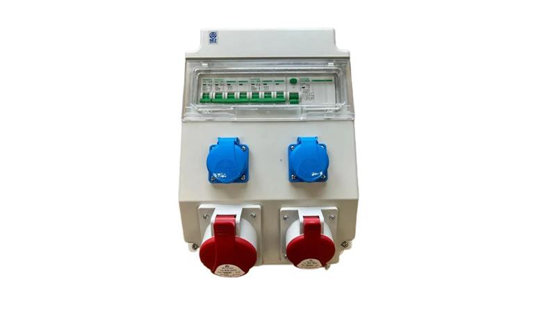 Rozdzielnica elektryczna CEE 32A 16A 230V z bezpiecznikami FI / 96V-3-70111