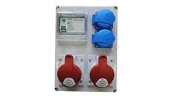 Rozdzielnica elektryczna CEE 32A 16A 2x230V z bezpiecznikami FI 98V-2-70112