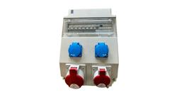 Rozdzielnica elektryczna CEE 32A 16A 2x 230V z bezpiecznikami HAGER FI 96H-3-70105