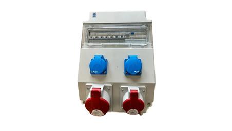 Rozdzielnica elektryczna CEE 32A 16A 2x 230V z bezpiecznikami HAGER FI 96H-3-70105
