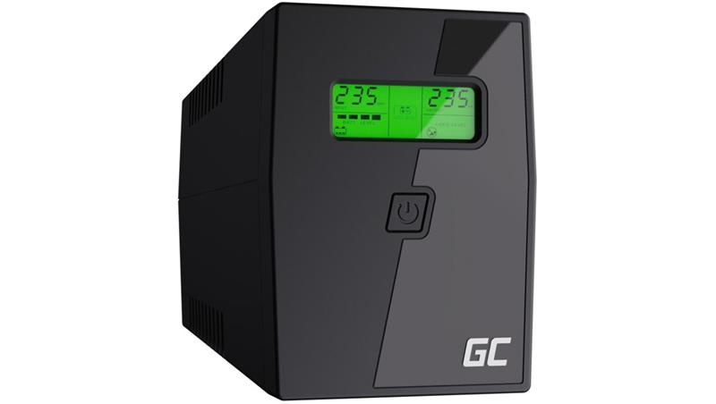 UPS ZASILACZ AWARYJNY Green Cell POWER PROOF 600VA 360W Z WYŚWIETLACZEM LCD UPS01LCD-5169