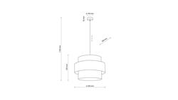 Plafon ZUCA 4 czarny E27 4x15W IP20 SL.1298 SOLLUX-54314
