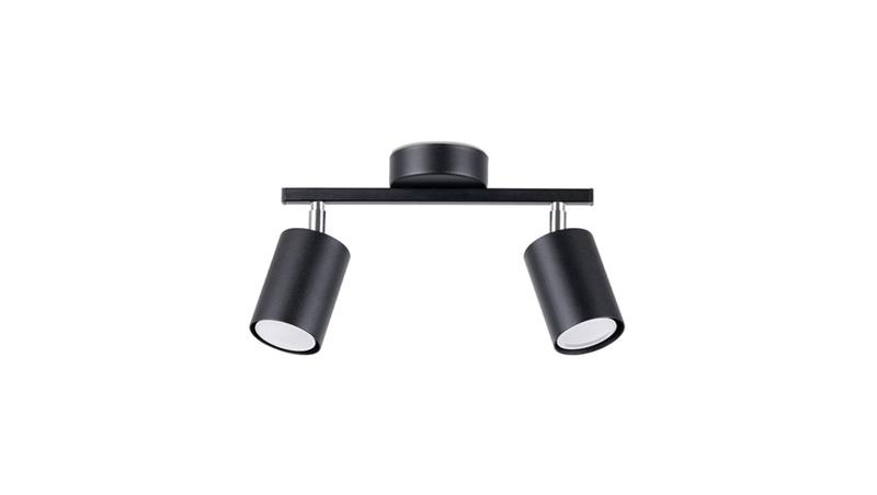 Lampa sufitowa LEMMI 2 czarny GU10 2x40 IP20 SL.1127 SOLLUX-54286 Lampa sufitowa LEMMI 2 czarny GU10 2x40 IP20 SL.1127 SOLLUX-54286