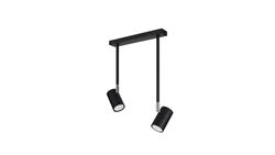 Lampa sufitowa NORANO 2 czarny GU10 2x40W IP20 SL.1075 SOLLUX-54284