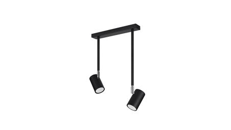 Lampa sufitowa NORANO 2 czarny GU10 2x40W IP20 SL.1075 SOLLUX-54284