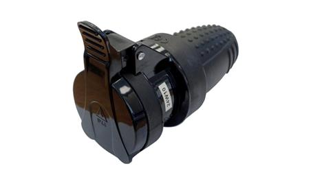 Gniazdo gumowe 2P+Z IP44 250V~ 16 A 3680W 50Hz z klapką / 24017-30187
