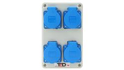 Rozdzielnica budowlana BIWAK 4Gs 230V 02.023-66104