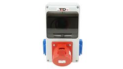 Rozdzielnica budowlana Mak 32A/5P + 2Gs 230V 02.054-67109