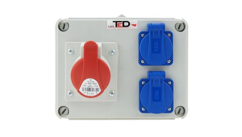 Rozdzielnica budowlana RS-07 16A/4P + 2Gs 230V 07.164-67118 Rozdzielnica budowlana RS-07 16A/4P + 2Gs 230V 07.164-67118