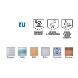 Silikon uniwersalny octowy bezbarwny 280ml Stalco Perfect Silikon uniwersalny octowy bezbarwny 280ml Stalco Perfect