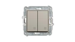 MINI Mechanizm łącznika podwójnego krzyżowego taupe 60MWP-66-41315