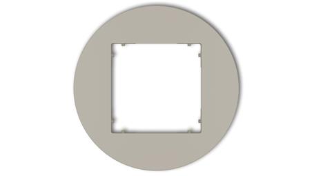 MINI Ramka uniwersalna pojedyncza okrągła z tworzywa taupe 60MRTO-1-38981