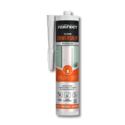 Silikon uniwersalny neutralny SUN27 biały 280ml Stalco Perfect