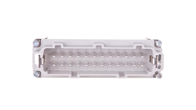 Wkład złącza 24P+PE męski 16A 500V EPIC H-BE 24 SS 10196100-30222