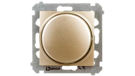 Simon 54 Ściemniacz przyciskowo-obrotowy 20-500W złoty DS9T.01/44-27714