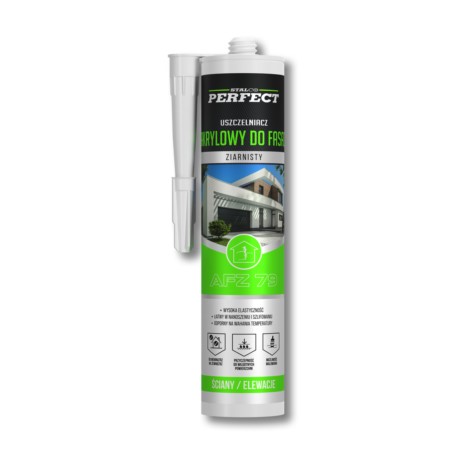 Uszczelniacz akrylowy do fasad ziarnisty 280ml AFZ 79 Stalco Perfect