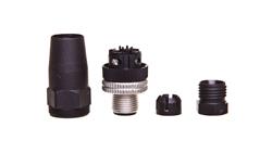 Złącze wtykowe męskie M12 proste metalowe XZCC12MDM40B-21239