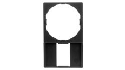Ramka do etykiety 18x27mm czarna ZBZ33-21882