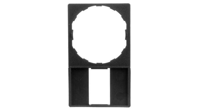 Ramka do etykiety 18x27mm czarna ZBZ33-21882
