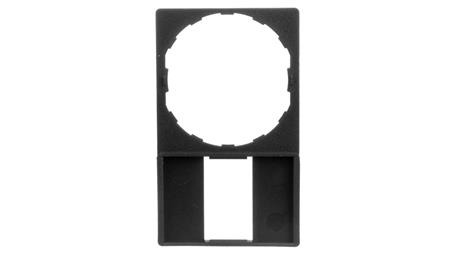 Ramka do etykiety 18x27mm czarna ZBZ33-21882