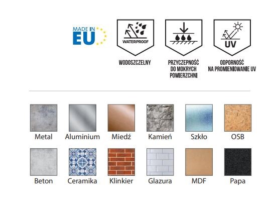 Uszczelniacz dekarski kauczukowy bezbarwny UDK 30 Stalco Perfect Uszczelniacz dekarski kauczukowy bezbarwny UDK 30 Stalco Perfect