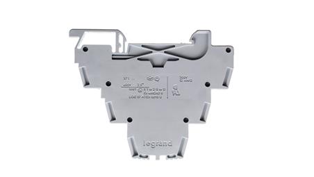 Złączka szynowa 3-piętrowa 2,5mm2 szara Viking 037151-74374