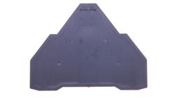 Osłona końcowa złączek 3-piętrowych szara Viking 037554-79301