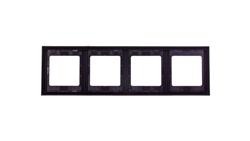 Berker K.1 Ramka poczwórna pionowa antracyt mat lakierowana13437006-37039