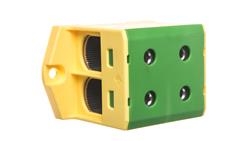 Złączka OTL150-2 kolor żółto-zielony 2xAl/Cu 25-150mm2 1000V AC / 1500V DC Zacisk uniwersalny MAA2150Y10-64752