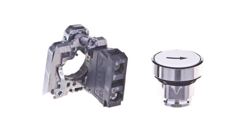 Przycisk sterowniczy 22mm biały z samopowrotem 1Z XB4BA3341-3215