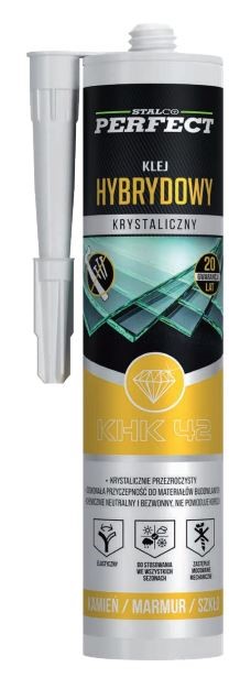 Klej hybrydowy krystaliczny KHK 42 290ml Stalco Perfect