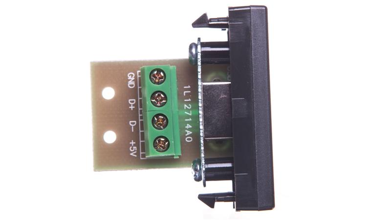 Simon Connect Gniazdo K45/2 USB typu A szary grafit K128B/14-27584 Simon Connect Gniazdo K45/2 USB typu A szary grafit K128B/14-27584