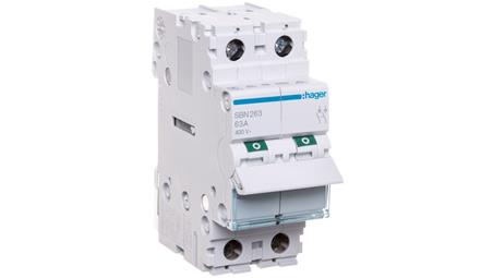 Rozłącznik modułowy 63A 2P SBN263-23625