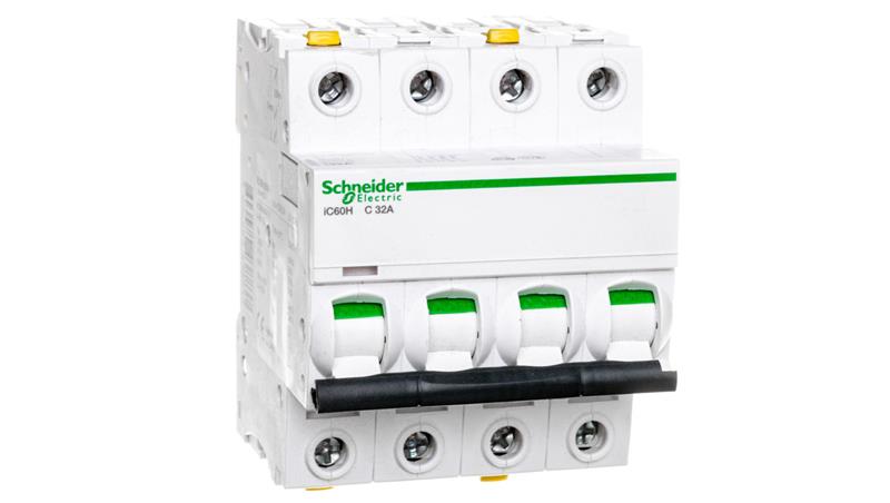 Wyłącznik nadprądowy 4P C 32A 10kA AC iC60H-C32-4 A9F07432-16800 Wyłącznik nadprądowy 4P C 32A 10kA AC iC60H-C32-4 A9F07432-16800