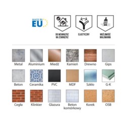 Klej/uszczelniacz elastyczny poliuretanowy KEP 54 310ml Stalco Perfect