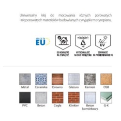 Klej do listew dekoracji/paneli KDL 60 280ml Stalco Perfect Klej do listew dekoracji/paneli KDL 60 280ml Stalco Perfect
