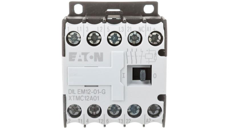 Stycznik mocy 12A 3P 24VDC 0Z 1R DILEM12-01-G(24VDC) 127137-12430